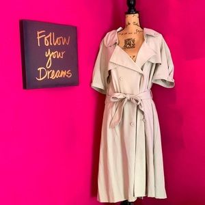 Classic New York and Company Trench-Style Wrap dress